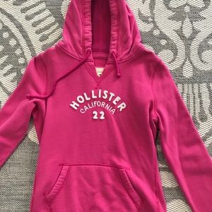 Hot pink Hollister hoodie M